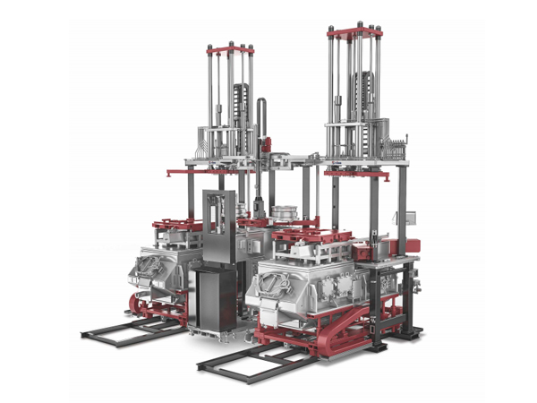 双室炉低压铸造生产单元
